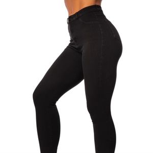 FitJeans black high waisted